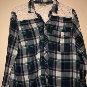Lucky brand button up blouse